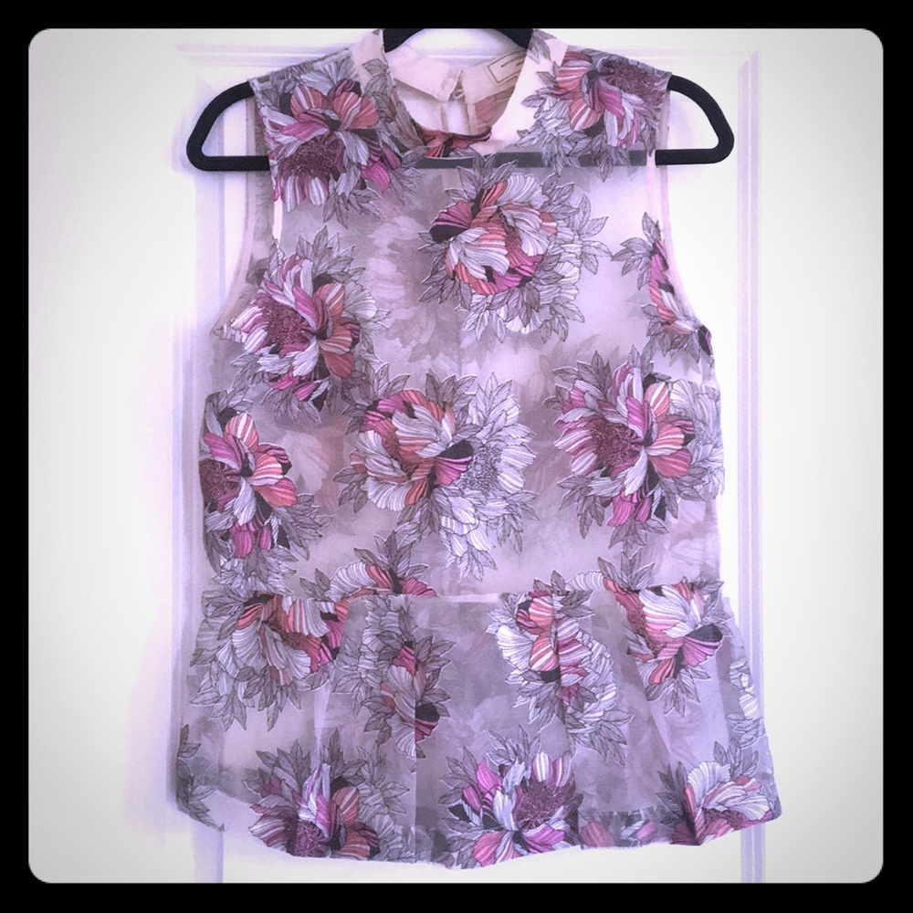 Anthropologie Moulinette Soeurs Sheer Top